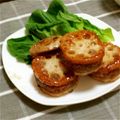 ちぃぃび太's cooksnap of when they made レンコンのはさみ焼き♪ポン酢で絡めて♡.