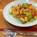 yukkaa26's cooksnap of when they made トマトとアボカドでこくうま冷製パスタ☆.