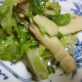 tamamiya55's cooksnap of when they made レタスとえのきのさっと炒め.