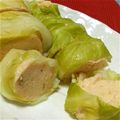 羽尼うに's cooksnap of when they made キャベツと鮭のロール蒸し　.