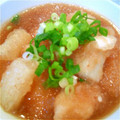 hapiyumi's cooksnap of when they made タラと長いも揚げた　　大根おろし煮　.