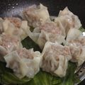 ゾウ母's cooksnap of when they made カニと豚のシュウマイ.