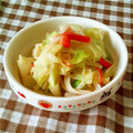 てっちとみぃこ's cooksnap of when they made うどんスープの素できゃべつ煮炒め.