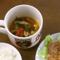 melodywave's cooksnap of when they made 余ったセロリとトマトの万能スープ.