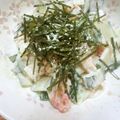 sayaka58's cooksnap of when they made キュウリとカニカマの醤油マヨ和え♪.