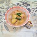 みかかめ's cooksnap of when they made さつまいもと麩のお味噌汁.