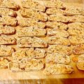 kayosanta's cooksnap of when they made ノンオイル♪ 米粉☆黒糖ビスコッティ.