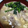 yikar1's cooksnap of when they made ☆かきたまうどん☆.