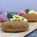 horseland's cooksnap of when they made 簡単！ドッグパンで。ハム、卵、胡瓜サンド.