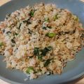クックZTFO28☆'s cooksnap of when they made ごま油香る小松菜と豚ひき肉のチャーハン.