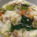 くまちゃんみかん's cooksnap of when they made 即席☆めちゃうま☆モテるワンタンスープ.