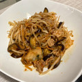 aroma's cooksnap of when they made 今夜の夕食！豚もやしキムチ♪包丁不要.