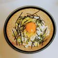 なめこおろし's cooksnap of when they made 丸亀製麺風★釜玉うどん☆冷凍うどんで簡単.