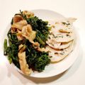 にしあまね's cooksnap of when they made 春菊と鶏皮のポン酢和え.