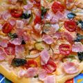 ゆりのもり's cooksnap of when they made フライパンで簡単！もっちり米粉ピザ.