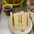 ニッシーマン's cooksnap of when they made ✿ハム・チーズのサンドイッチ✿.