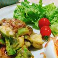 なみきち's cooksnap of when they made 豚肉とアボカドのソテー☆ハニーマスタード.