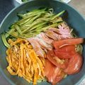 ☆あさ's cooksnap of when they made セルフでよろしく♡楽ちん勝手に冷やし中華.