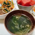 みぃぃちゃま's cooksnap of when they made 簡単☆わかめと玉ねぎの中華風スープ.