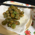 愛柚華's cooksnap of when they made オクラの唐揚げ♪簡単で美味しい♡.