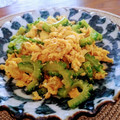リンリン☆☆☆'s cooksnap of when they made ゴーヤと卵の炒めもの.