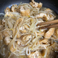 紅's cooksnap of when they made もやしと油あげの煮物.