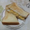 ネコかえる's cooksnap of when they made サンドウィッチトースト.