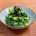 島子☆'s cooksnap of when they made 小松菜とじゃこの塩昆布海苔和え、ヘルシー.