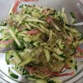 ＫＯＲＯ♪'s cooksnap of when they made きゅうりとハムと春雨のサラダ.