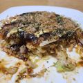 akigon5's cooksnap of when they made ランチに★残ったご飯でお好み焼き〜♪.