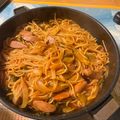 うみみ's cooksnap of when they made お鍋ひとつで簡単ナポリタンスパゲティ.