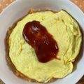 Ｎよんよん's cooksnap of when they made 卵1個でふわふわ！バターライスオムライス.