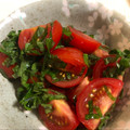 おじ☆さん's cooksnap of when they made 美肌♡絶品 トマトと大葉の白だしマリネ.