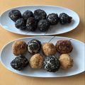 水玉ぱじゃま's cooksnap of when they made 白玉粉で簡単♪　おいし～ぃごま団子.