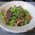 良庵★Ryoan's cooksnap of when they made 豚肉と茄子のポン酢炒め！野菜は茄子だけ！.