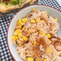 かぼちゃ♡'s cooksnap of when they made ☆とうもろこしのバター醤油炊き込みご飯☆.