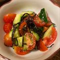 こうせい(=ﾟωﾟ)ﾉ's cooksnap of when they made きゅうりとトマト一人おつまみ.