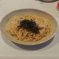 ABOママ☆'s cooksnap of when they made 牛乳で☆明太子クリームパスタ.