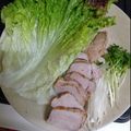りお５１０'s cooksnap of when they made ポッサム（茹で豚＆サンチュ）♪.