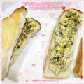 しーくれっと・らいふ's cooksnap of when they made ハマる！卵＋高菜の感動☆サンドイッチ.
