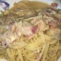コバミツ's cooksnap of when they made 簡単＊全卵と牛乳のカルボナーラ.