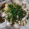 kolobfun's cooksnap of when they made せいろ蒸し10分☆鶏むね肉のよだれ鶏.