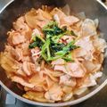 そんちゃん1's cooksnap of when they made 簡単☆めんつゆでしみしみ豚バラ大根.