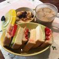 こつゆ514's cooksnap of when they made トマトと胡瓜のサンドイッチ.