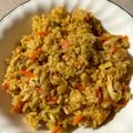 ame-ikuru's cooksnap of when they made 炊飯器でカレーピラフ！.