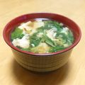 ドルフィンサーモン's cooksnap of when they made 三つ葉とふわふわ卵のお吸い物.