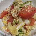 fu♪♪'s cooksnap of when they made 簡単ヘルシー！キャベツとトマトのサラダ！.