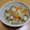 55才のおじさん's cooksnap of when they made 厚揚げと人参・舞茸の簡単な煮物・炊いたん.