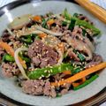 在宅勤務のおじさん's cooksnap of when they made コストコ プルコギ アレンジ レシピ.