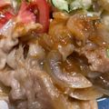 love385's cooksnap of when they made 豚の梅しょうが焼き.
